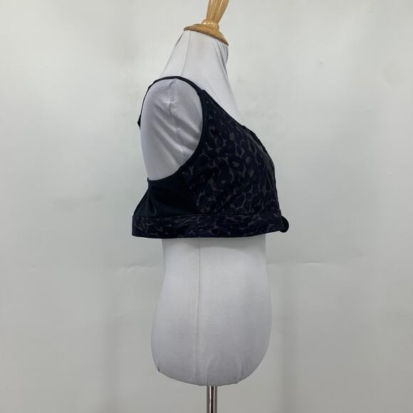 Fabletics Sports Bra Women L Large Multi Zoe High Impact Front Zip Crossback - Picture 3 of 13